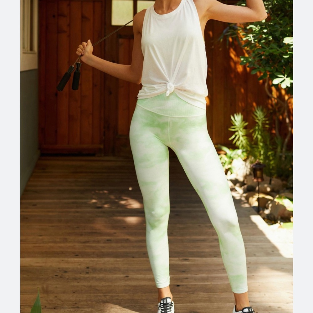 New Free People movement good karma tie dye leggings